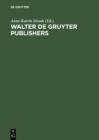 Walter de Gruyter Publishers : 1749-1999 - eBook