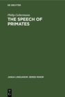 The Speech of Primates - eBook
