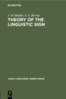 Theory of the Linguistic Sign - eBook