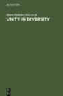Unity in Diversity : Papers Presented to Simon C. Dik on his 50th Birthday - eBook