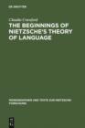The Beginnings of Nietzsche's Theory of Language - eBook