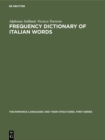 Frequency dictionary of Italian words - eBook