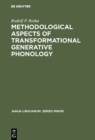 Methodological Aspects of Transformational Generative Phonology - eBook