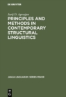 Principles and Methods in Contemporary Structural Linguistics - eBook