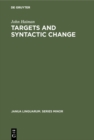 Targets and Syntactic Change - eBook