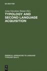 Typology and Second Language Acquisition - eBook