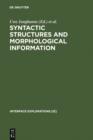 Syntactic Structures and Morphological Information - eBook