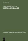 Metalanguage : Social and Ideological Perspectives - eBook