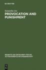 Provocation and Punishment : The Anger of God in the Book of Jeremiah and Deuteronomistic Theology - eBook