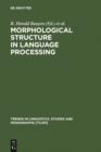 Morphological Structure in Language Processing - eBook