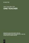 One Teacher : Jesus' Teaching Role in Matthew's Gospel Report - eBook