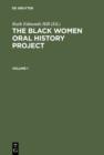 The Black Women Oral History Project. Cplt. - eBook
