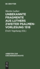 Unbekannte Fragmente aus Luthers zweiter Psalmenvorlesung 1518 - Book