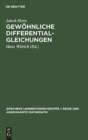 Gew?hnliche Differentialgleichungen - Book