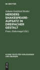 Herders Shakespeare-Aufsatz in Dreifacher Gestalt - Book