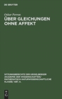 ?ber Gleichungen ohne Affekt - Book