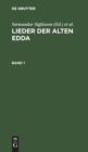 Lieder Der Alten Edda. Band 1 - Book