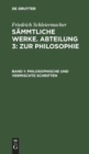 Philosophische und vermischte Schriften - Book
