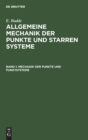 Mechanik der Punkte und Punktsysteme - Book