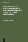 Von 1775-1820 : (Chodowiecki, Graff, W. v. Kobell, Friedrich, J. F. A. Tischbein, Runge) - Book