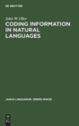 Coding information in natural languages - Book