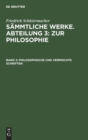 Philosophische und vermischte Schriften - Book