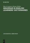Grammar in English learners' dictionaries - eBook