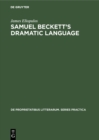 Samuel Beckett's dramatic language - eBook