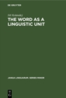 The word as a linguistic unit - eBook