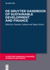 De Gruyter Handbook of Sustainable Development and Finance - Book