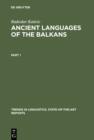 Ancient Languages of the Balkans : n.a. - eBook