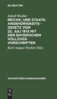 Reichs- Und Staatsangeh?rigkeitsgesetz Vom 22. Juli 1913 Mit Den Bayerischen Vollzugsvorschriften - Book