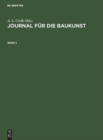 Journal F?r Die Baukunst. Band 2 - Book