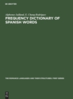 Frequency Dictionary of Spanish Words - Book