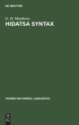 Hidatsa Syntax - Book