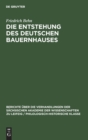 Die Entstehung Des Deutschen Bauernhauses - Book