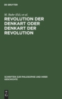 Revolution Der Denkart Oder Denkart Der Revolution - Book