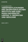 Geophysik Und Geologie. Band 3, Heft 3 - Book