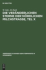 Die Ver?nderlichen Sterne Der N?rdlichen Milchstra?e, Tel X - Book