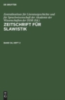 Zeitschrift F?r Slawistik. Band 34, Heft 2 - Book