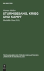 Sturmgesang, Krieg Und Kampf : Gedichte - Book