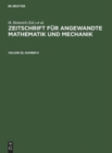 Zeitschrift fur Angewandte Mathematik und Mechanik. Volume 65, Number 6 - Book