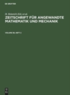 Zeitschrift fur Angewandte Mathematik und Mechanik. Volume 69, Heft 2 - Book