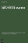 Neolithische Studien I - Book