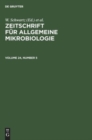 Zeitschrift fur Allgemeine Mikrobiologie. Volume 24, Number 5 - Book