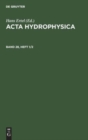 ACTA Hydrophysica. Band 28, Heft 1/2 - Book