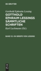 414 Briefe Von Lessing - Book