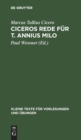 Ciceros Rede f?r T. Annius Milo - Book