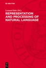 Representation and Processing of Natural Language - eBook