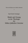 Musik und Gesang in der Theologie der fruhen judischen Literatur - Book